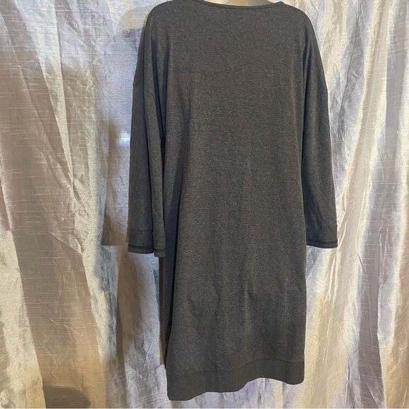 Simple by Suzanne Betro tunic dress with pockets SZ L, no fabric tag GUC - Picture 6 of 12